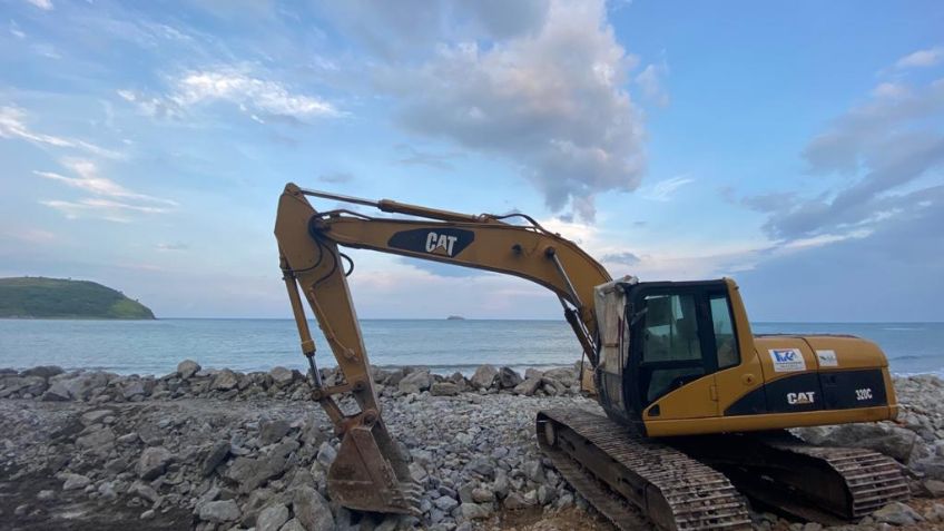 Mar se come más de 40 metros en playa de Veracruz