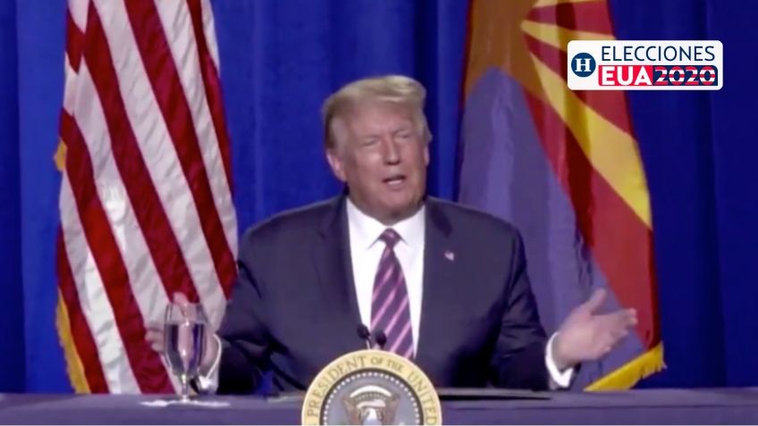 "Mis latinos, amo a los latinos": Donald Trump los alaba en Arizona; VIDEO