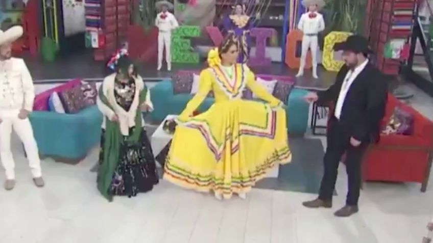 Galilea Montijo y su look muy mexicano para dar el Grito en Hoy: VIDEO