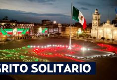 Foto ilustrativa de nota Ante un ZÓCALO vacio el presidente dio el GRITO DE INDEPENDENCIA