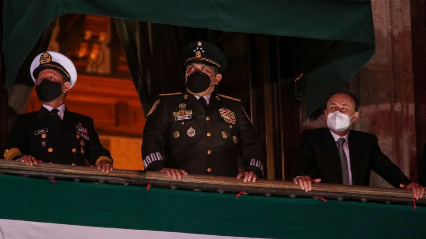 Claudia Sheinbaum y Marcelo Ebrard, presentes en ceremonia del Grito de Independencia: FOTOS