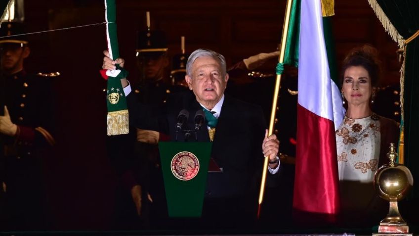 Los nuevos vivas de AMLO en el Grito de Independencia 2020