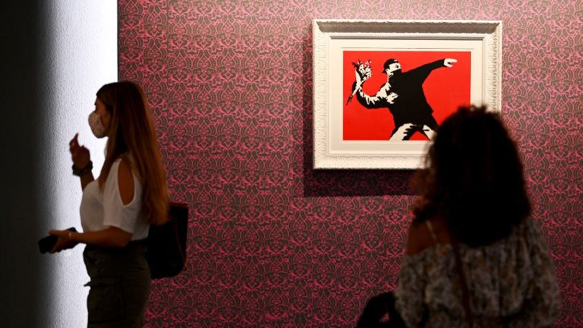 Banksy pierde los derechos de 'El lanzador de flores”