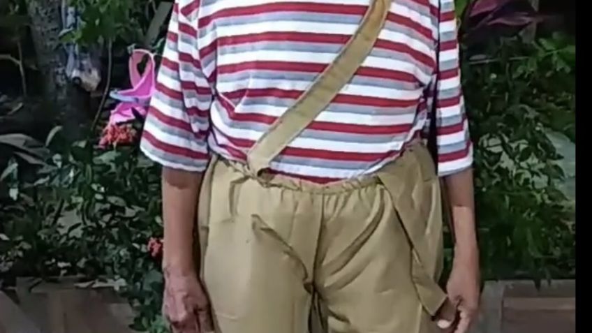 ¡Al estilo del Chavo del 8! Abuelito celebra sus 90 años con fiesta temática