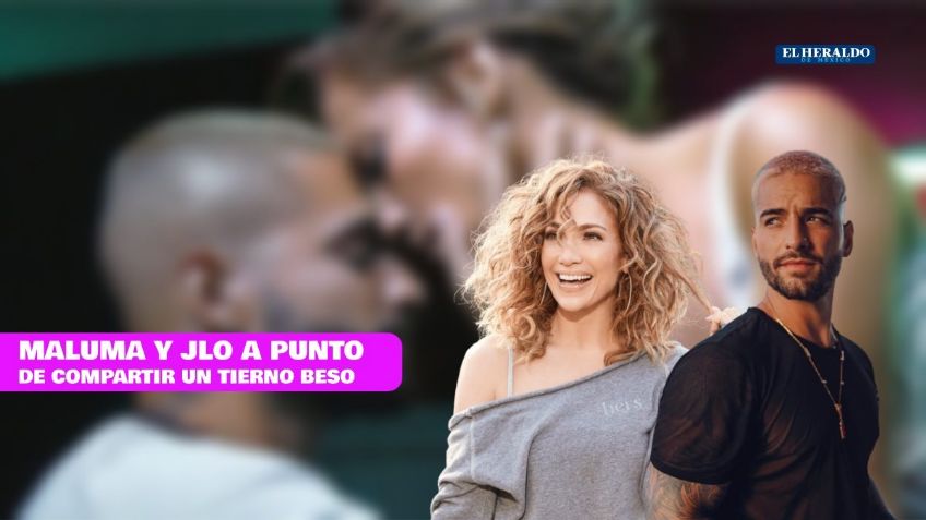 Video de Jennifer López y Maluma los muestra a punto de darse un beso