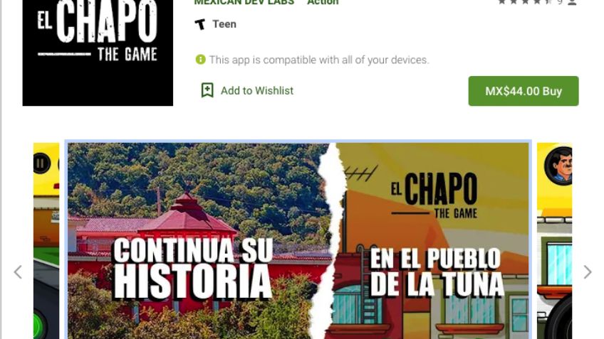 ¡'El Chapo” Guzmán ya tiene videojuego! Tiene túneles, escapes y está avalado por su hija