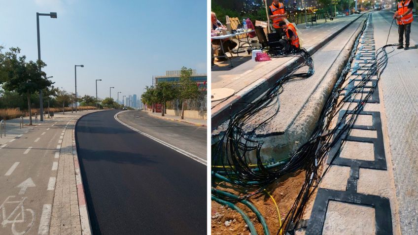 ¡El futuro es hoy! Israel pone a prueba carretera capas de cargar batería de carros eléctricos