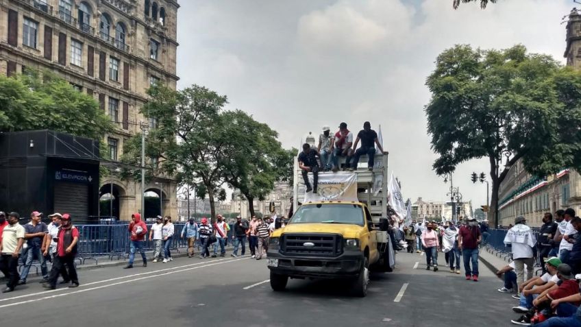 Mandan a manifestantes al Senado para no saturar Zócalo