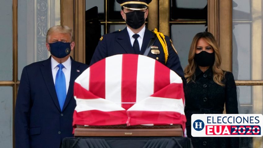 Abuchean a Trump en homenaje a jueza Ruth Bader Ginsburg: VIDEO