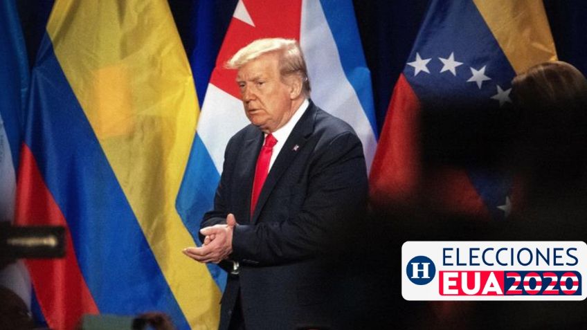 Estados Unidos se convertirá en Venezuela si gana Biden, dice Trump desde Miami