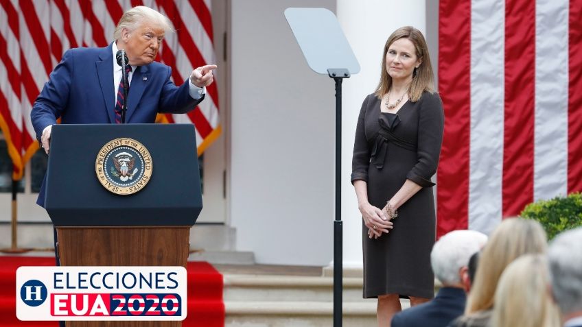 Trump confirma la designación de Amy Coney Barrett como jueza para el Supremo