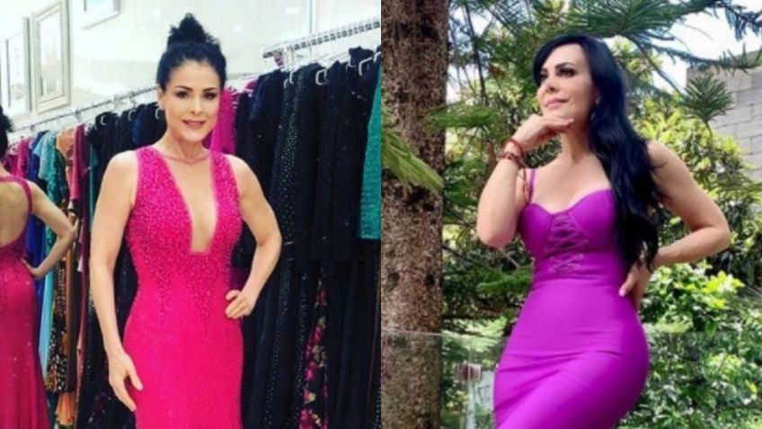 Lourdes Munguía presume sexy FOTO en entallados vestidos junto a Maribel Guardia