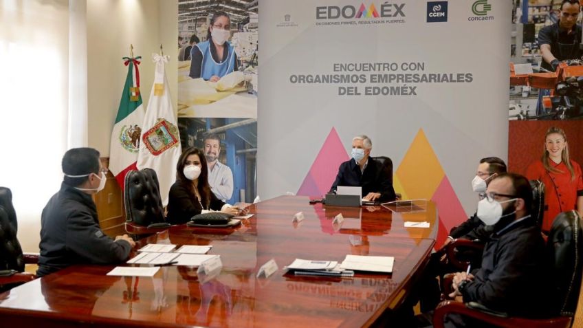 Alfredo del Mazo se reúne con comunidad empresarial del Estado de México