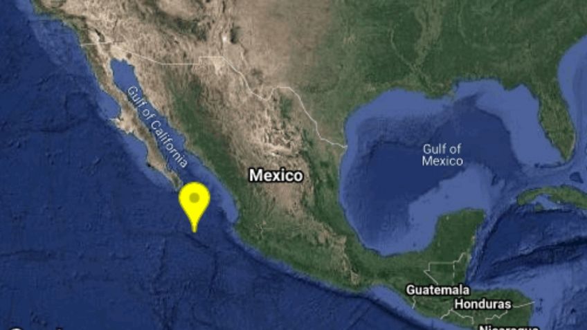 Sismo sacude el suroeste de Cabo San Lucas con magnitud de 4.0