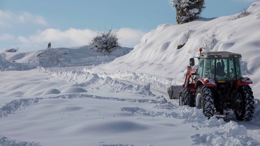 ¡Impresionante! Así se ve desde el aire Madrid lleno de nieve: VIDEO