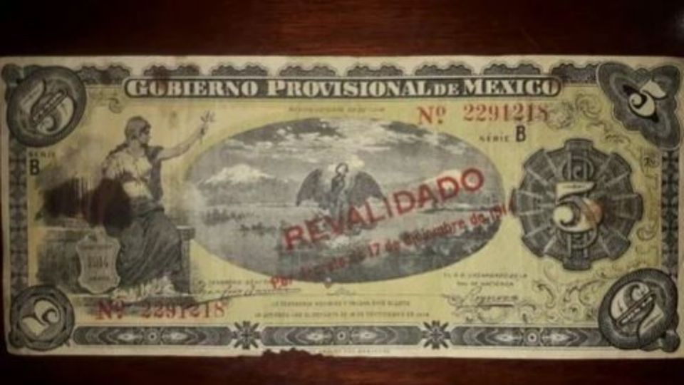 Estas son una de las monedas papel mexicanas más emblemáticas de la historia. Foto: Especial

