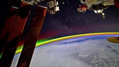 ¡Impresionante! Astronauta capta ARCOÍRIS en el espacio junto a la Tierra