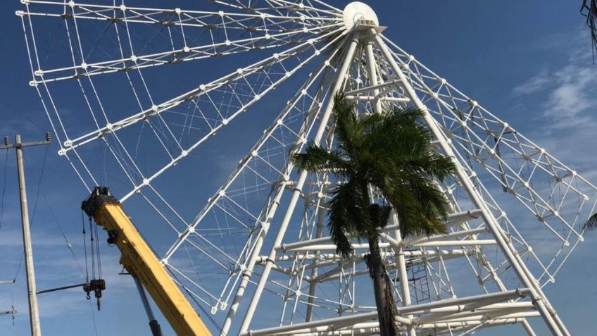 Rueda de la fortuna de Tampico podría ser desmantelada