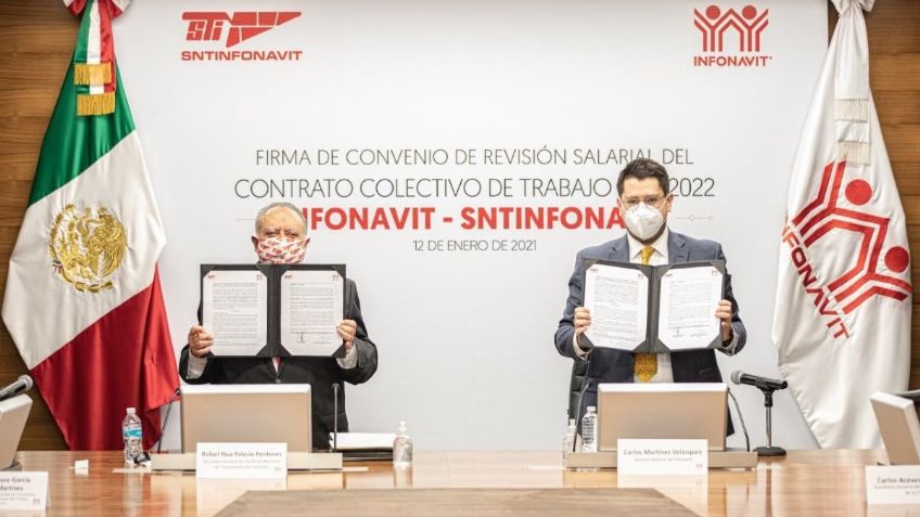 Infonavit y sindicato acuerdan aumento salarial de hasta 4.8%