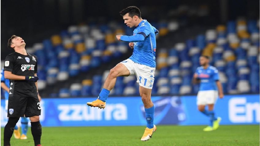 'Chucky' Lozano el héroe en la victoria de Napoli en la Coppa Italia