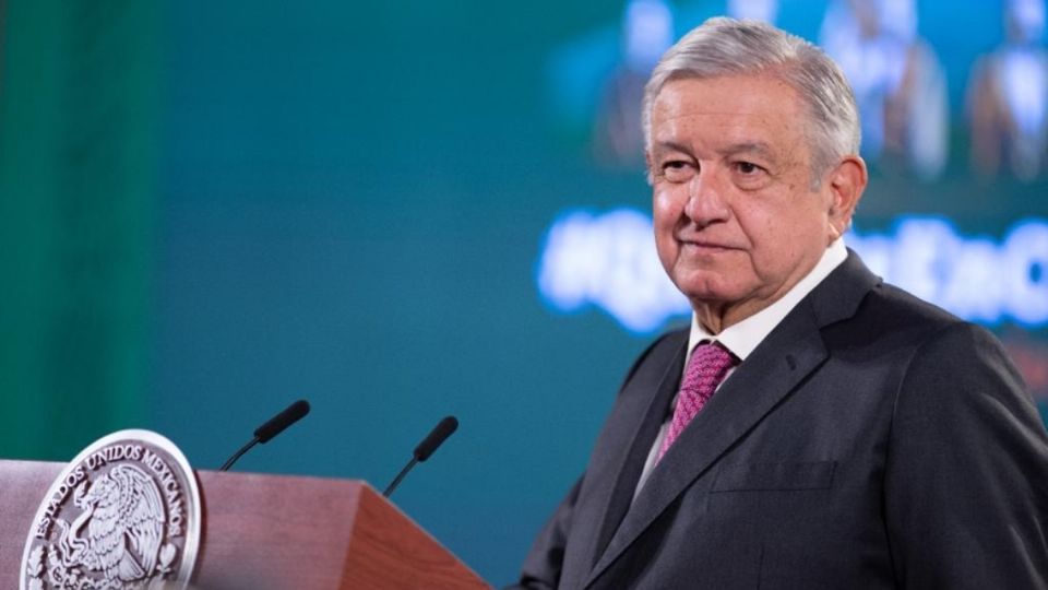 El presidente López Obrador desde la conferencia matutina. Foto: Presidencia