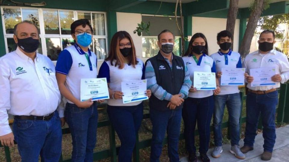 Agustín De la Huerta Mejía, Director General de Conalep Tamaulipas, reconoció el talento de los maestros y estudiantes  Foto: Especial