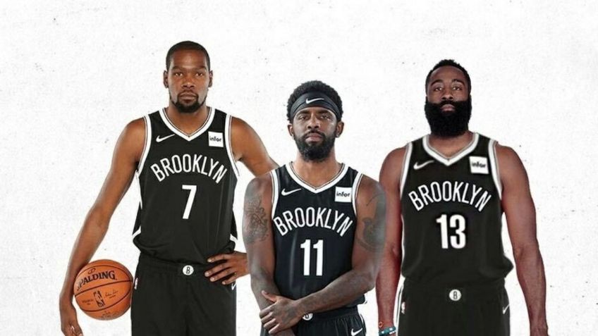 Harden llega a Nets de Brooklyn; tripleta de miedo junto a Durant e Irving