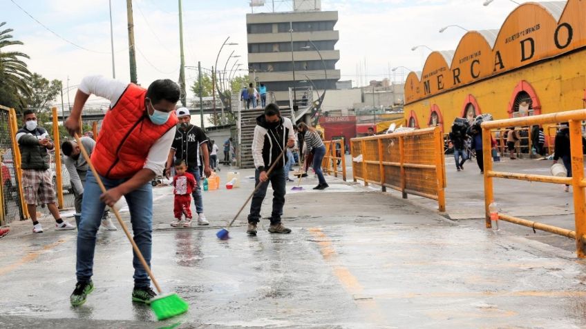 Refuerza seguridad en el Mercado de Sonora para evitar aglomeraciones