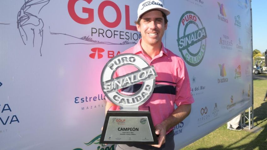 Gana golfista mexicano Rodolfo Cazaubón título en emocionante final