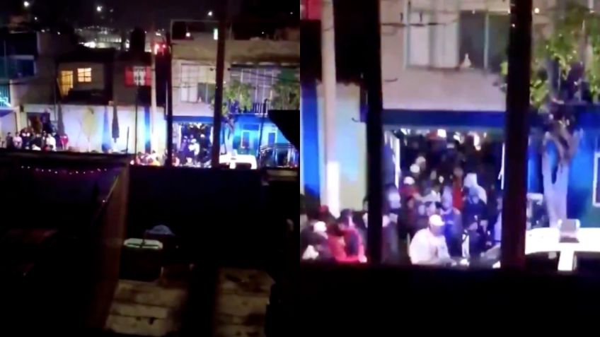 VIDEO: Desmantelan fiesta clandestina con más de 200 personas; “Por eso el Covid-19 no se acaba”