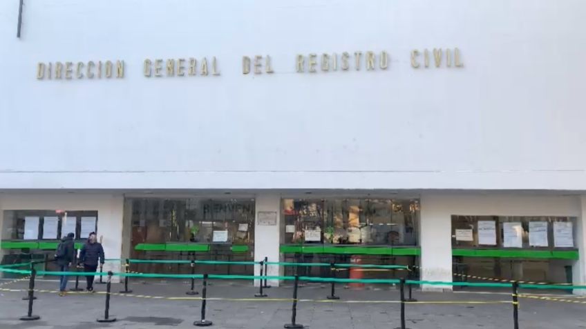 Reabren Registro Civil de la CDMX; éstos son los trámites que puedes hacer