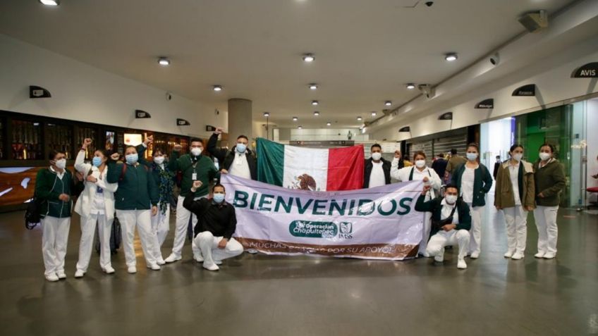 Operación Chapultepec del IMSS recibe más personal médico