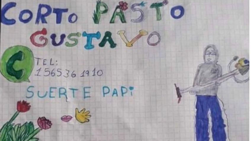 Niña dibuja creativo CV a su papá para que pudiera conseguir empleo