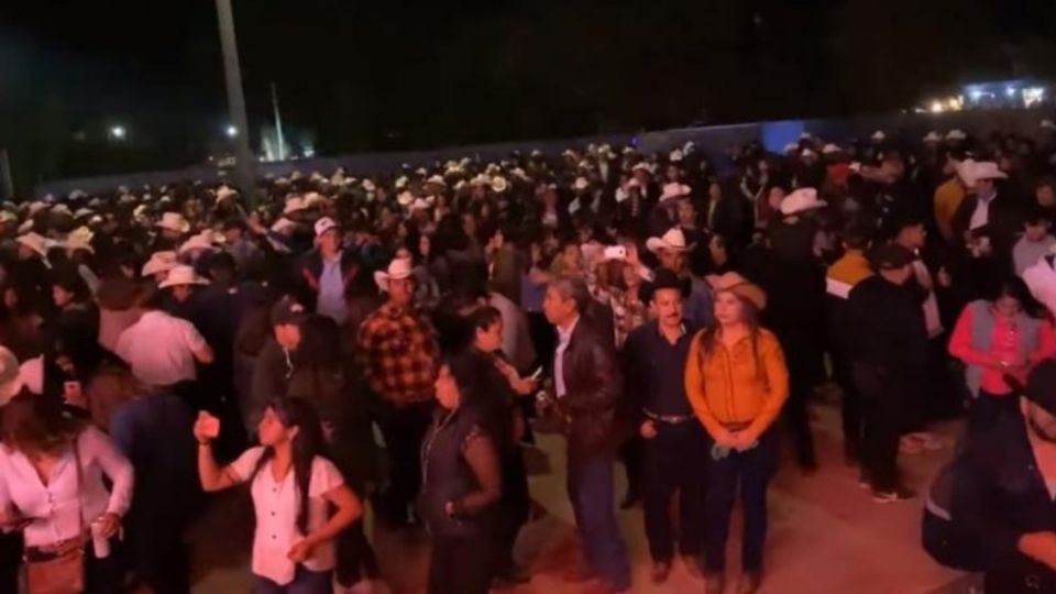 El baile se realizó en la localidad de Vícam. Foto: Tomada del video