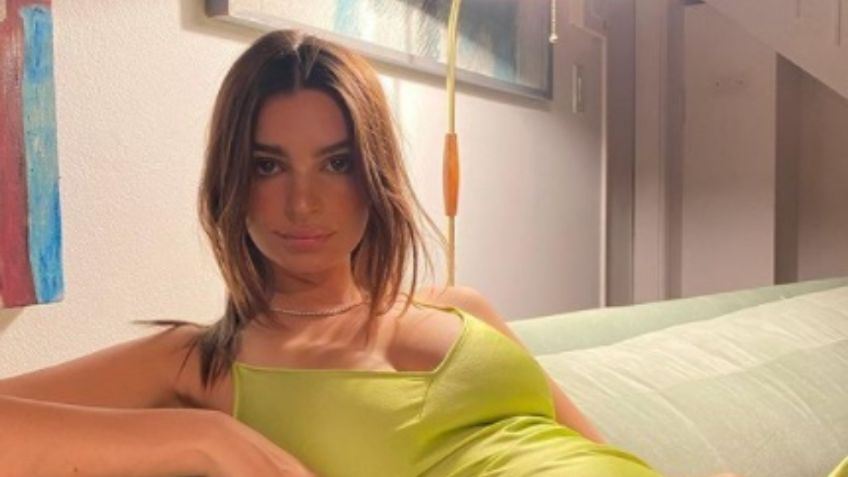 Emily Ratajkowski presume su embarazo en diminuto bikini: VIDEO