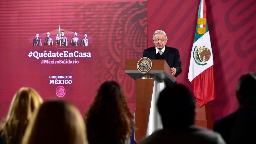 AMLO: Ciudad de México presenta disminución de contagios de COVID-19