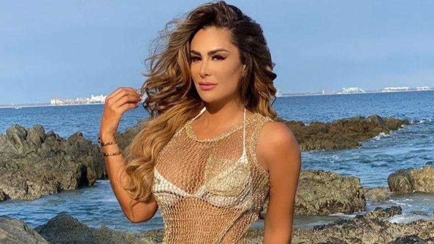 Despojada de todo GLAMOUR, Ninel Conde recibe el 2021 junto al mar: FOTO