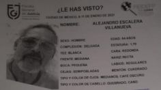 Ayuda a Alejandro Escalera Villanueva a volver a casa; se extravió en la Roma el 9 de enero