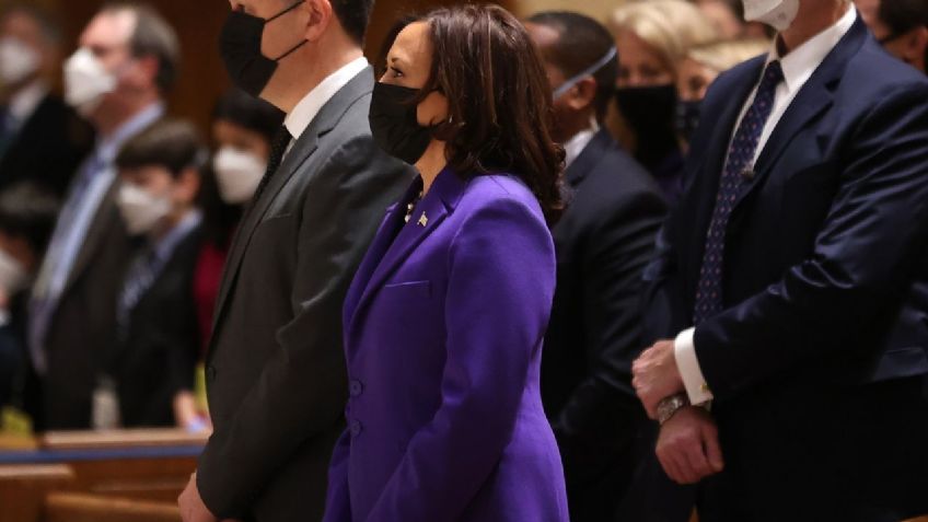 ¿Qué mensaje hay detrás del vestuario de Kamala Harris en la toma de posesión de Biden?