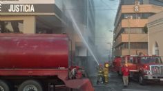 Se incendian oficinas del Tribunal Superior de Justicia en Villahermosa