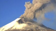 Popocatépetl registra actividad volcánica con expulsión de ceniza y gases