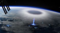 ¿De origen extraterrestre? Captan impresionante rayo azul en la Tierra desde el espacio: VIDEO