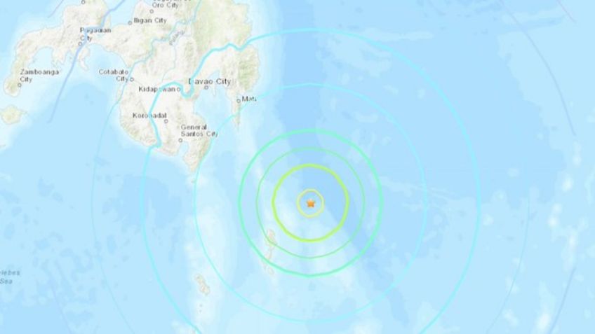 Última hora: Fuertes sismo de 7.0 grados sacude las costas de Filipinas