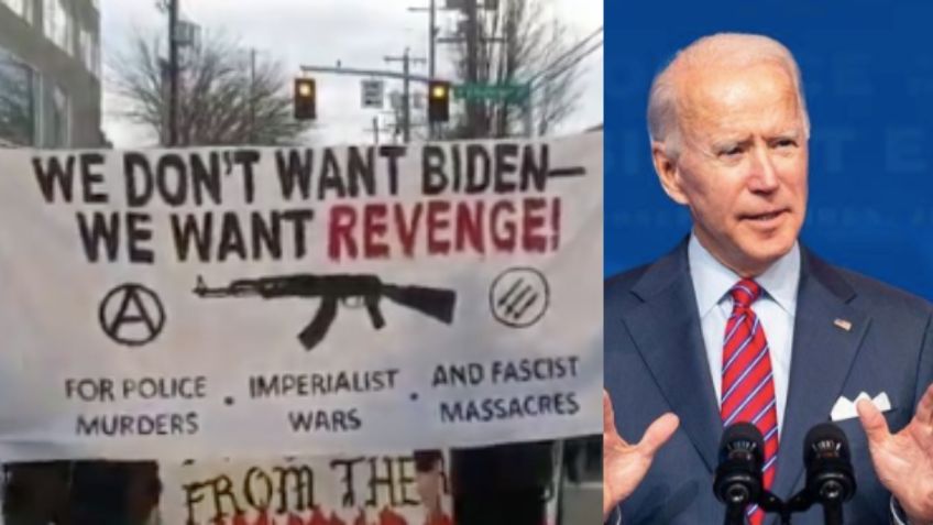 "Queremos VENGANZA", la AMENAZA que lanzaron contra Joe Biden: VIDEO