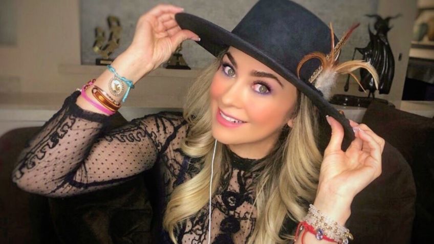 Aracely Arámbula se quita TODO para lucir sensual traje de carnaval con todo y máscara