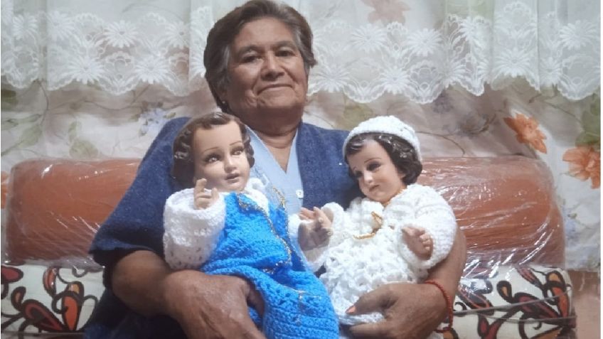 Tras perder a su familia por Covid-19, mujer con Parkinson teje para sobrevivir