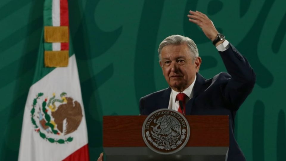 El presidente López Obrador desde Palacio Nacional. Foto: Yadin Xolalpa