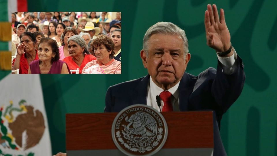 El presidente informó sobre el adelanto de pensiones. Foto: Yadin Xolalpa - Cuartoscuro