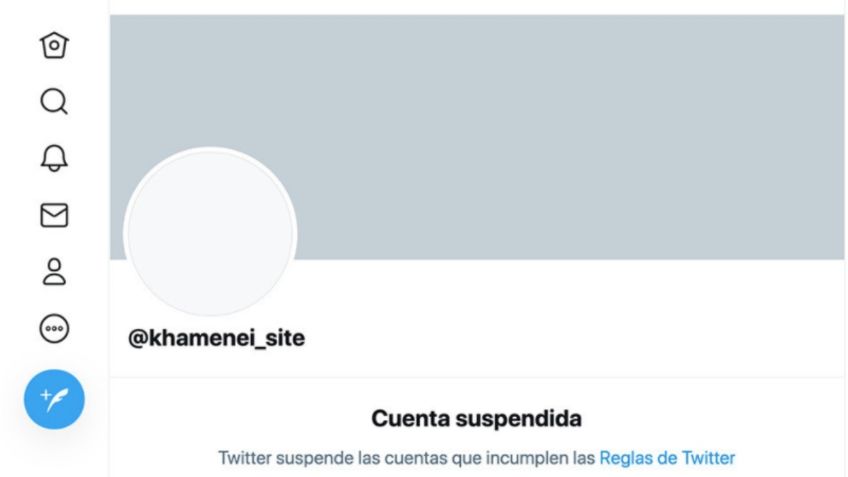 Twitter suspende cuenta del líder supremo de Irán por su llamado contra Donald Trump