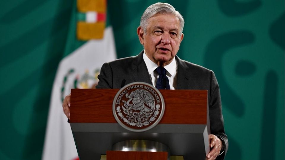 El presidente López Obrador en la conferencia de Palacio Nacional FOTO: Guillermo O´Gam